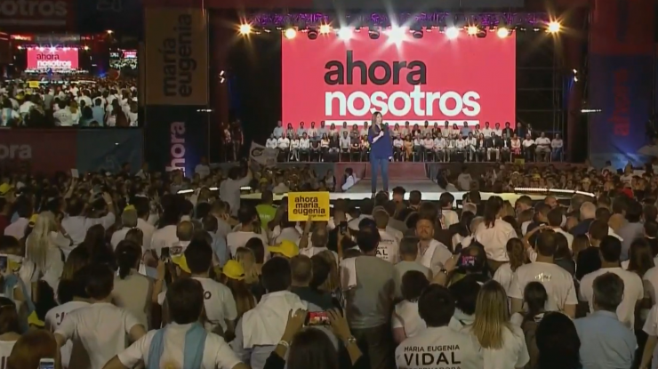 María Eugenia Vidal cerró su campaña en Vicente López